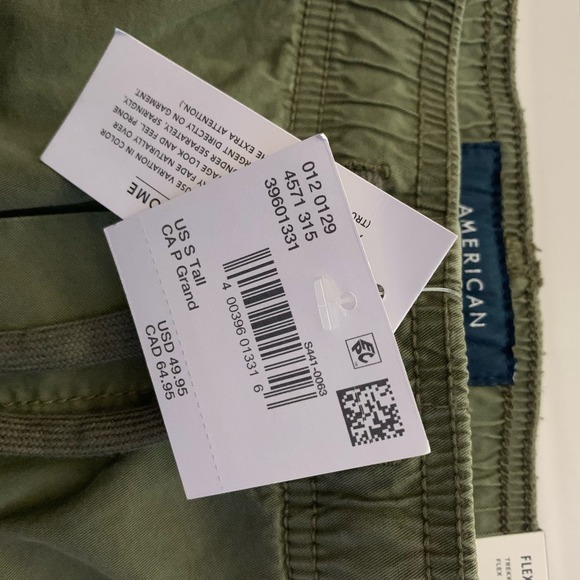 AMERICAN EAGLE‎ OUTFITTERS Green Flex Trekker Jogger Pants - NWT - Picture 12 of 16